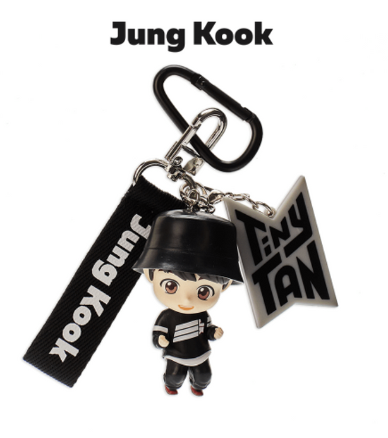 BTS TinyTan Figure Keyring with Tmoney purchases Card