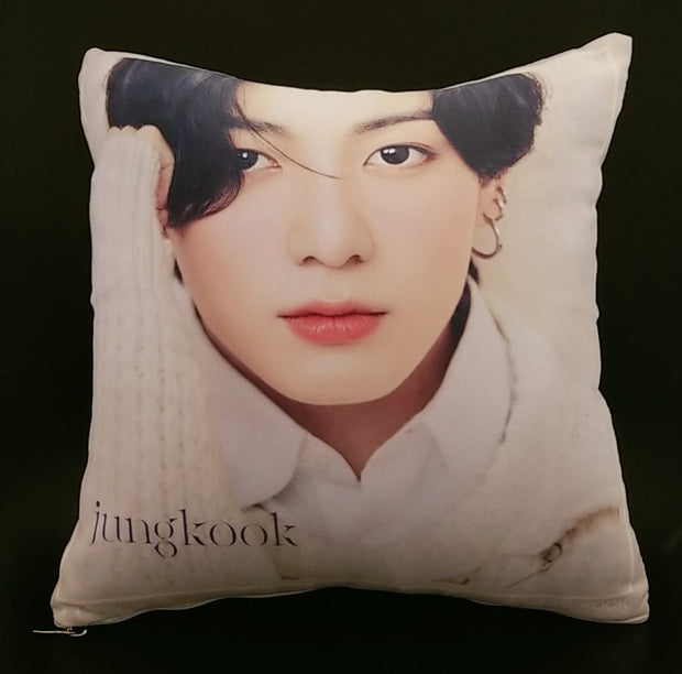 K-POP TWO - SIDED PHOTO PRINTED MINI PILLOW CUSHION - K Pop Pink Store