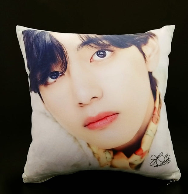 K-POP TWO - SIDED PHOTO PRINTED MINI PILLOW CUSHION - K Pop Pink Store