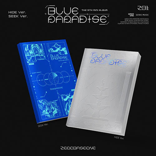 [UNBOXED VERSION] ZEROBASEONE - MINI 5TH ALBUM [BLUE PARADISE] HIDE Ver.