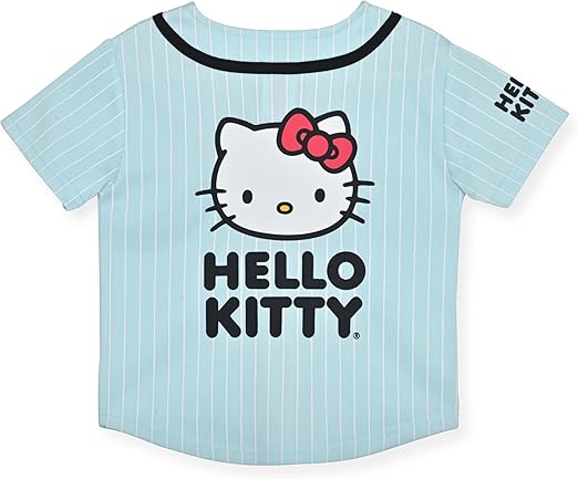 [SANRIO] HELLO KITTY JERSEY TOP- BLUE