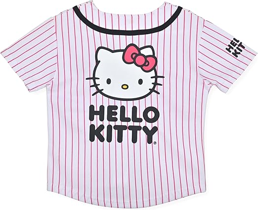 [SANRIO] HELLO KITTY JERSEY TOP- PINK