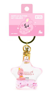 [BT21 MININI] OFFICIAL STAR Acrylic Glitter Key Holder/ SOLOMON