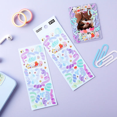 BT21 OFFICIAL CONFETTI STICKERS