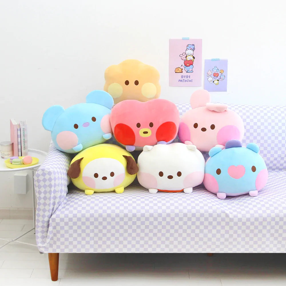 BT21 MININI ROUND OFFICIAL CUSHION K Pop Pink Store Website